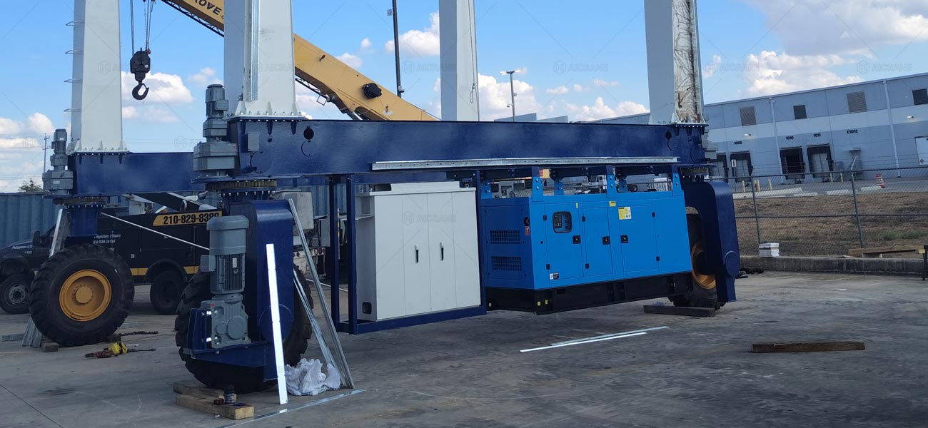 La Mayoría de los Clientes de Aicrane Optarán por Grúas Pórtico Eléctricas Montadas sobre Neumáticos