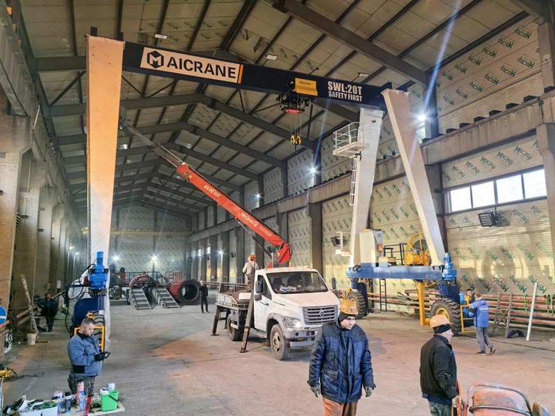 Mantenimiento de la Grúa Pórtico Mounted Ruedas