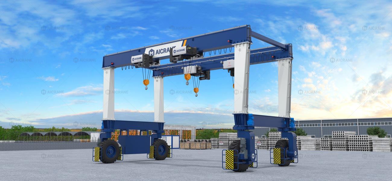 RTG Grúa Birraíl para Aplicaciones de Capacidad Grande de Elevación